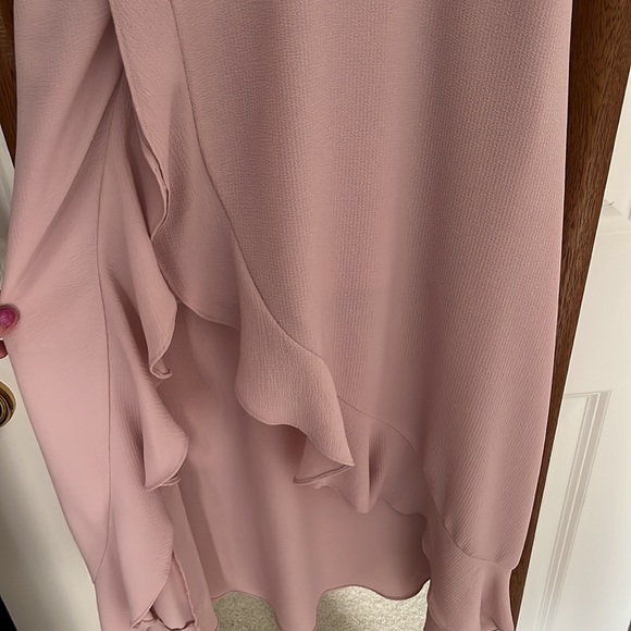 Socialite Pink High-Low Dress - Picture 6 of 9